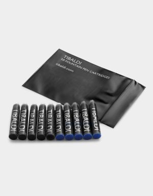Pack of 10 fountain pen cartridges - 5 blue/5 black